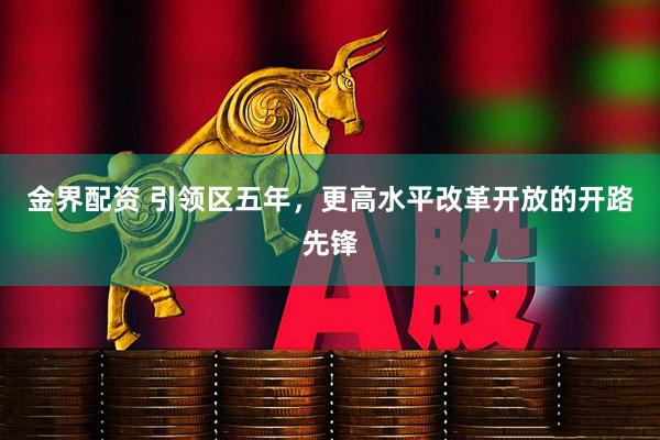 金界配资 引领区五年，更高水平改革开放的开路先锋